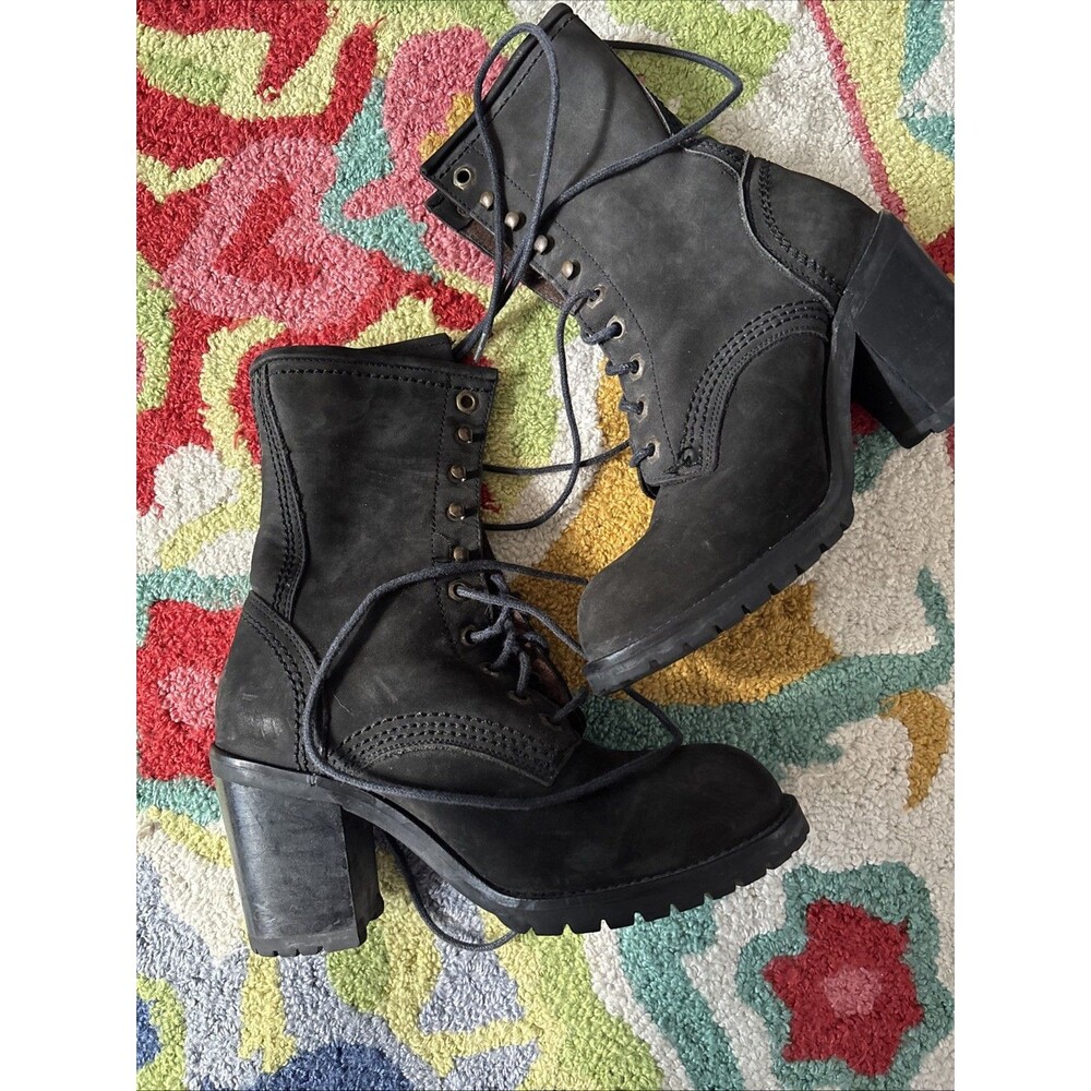Y2K Guess Vintage Leather WhinsyGoth Biker Grunge Festival Retro Cosplay Boots 6